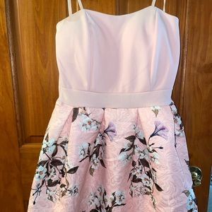 Pink Floral Dress